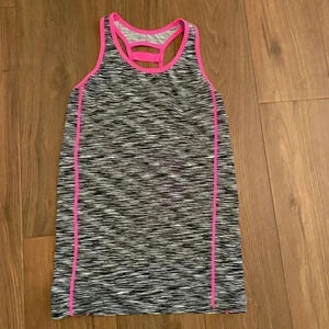 Maternity Feathers workout racer back tank top size small